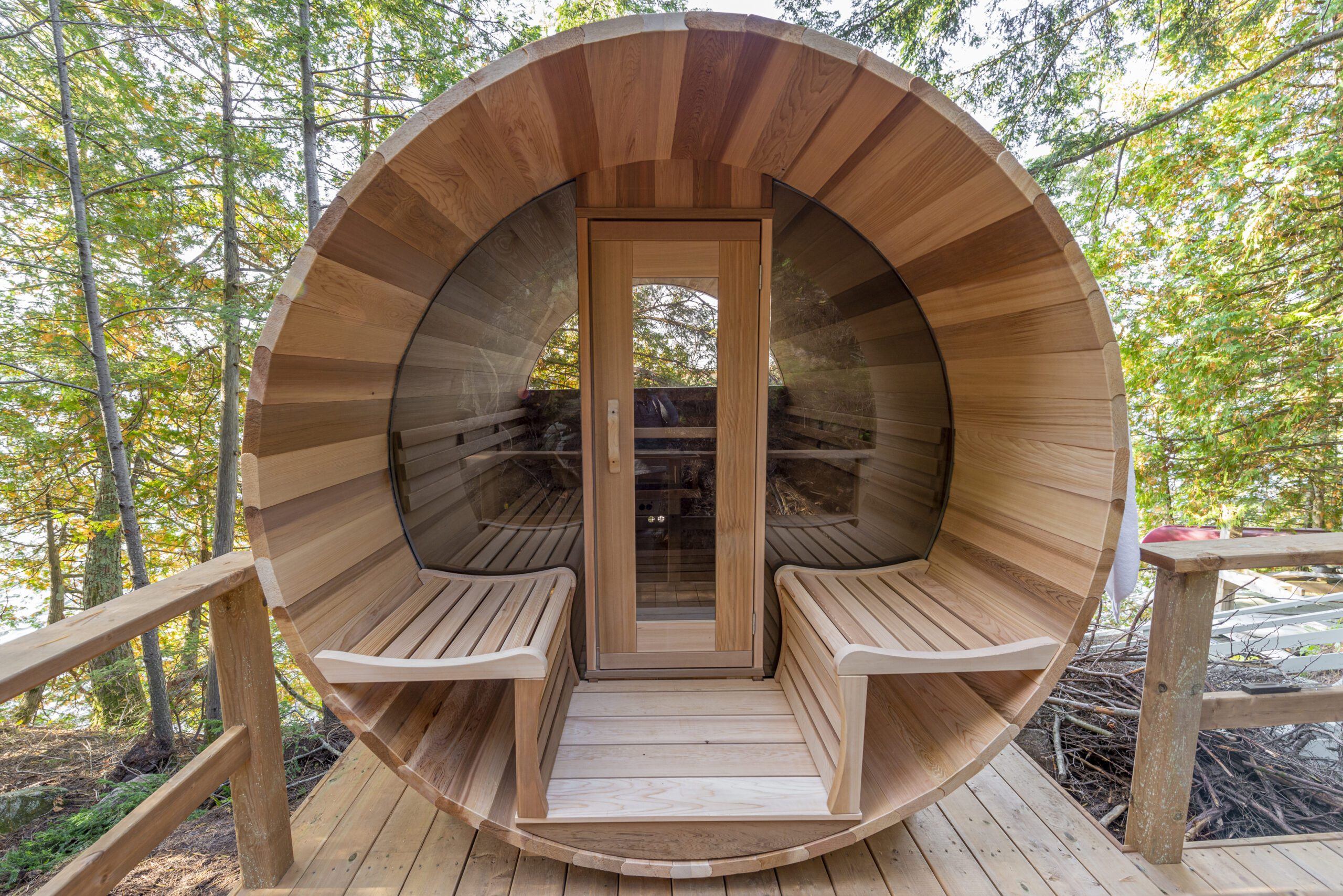 Barrel Sauna Model 7800 | Moonlight Sauna